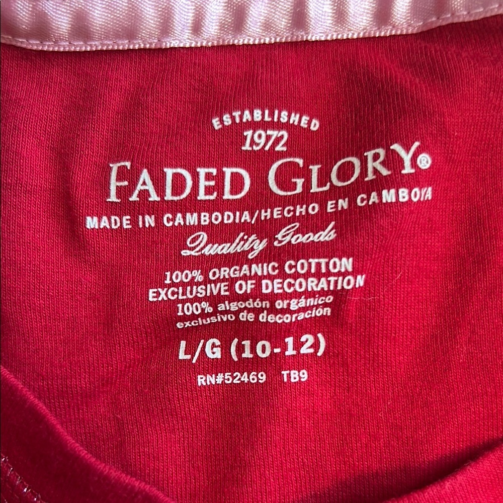 Faded Glory Red Button-Up Shirt - Picture 4 of 4